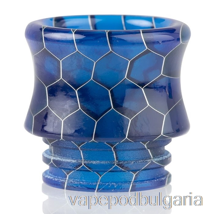 Vape Течности 810 Crown Snake Skin Resin Drip Tip Blue